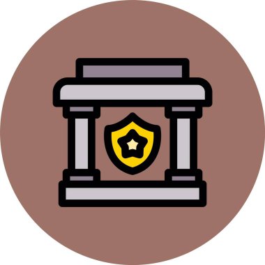 Projeniz için vektör kalkanı simgesi