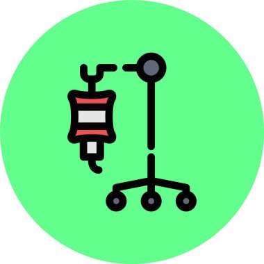 Web Kullanımı için Kan, Basit Vektör İllüstrasyonu