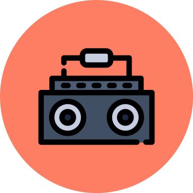 Kamera. Web simgesi basit illüstrasyon