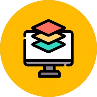 seo modern simgesinin vektör illüstrasyonu