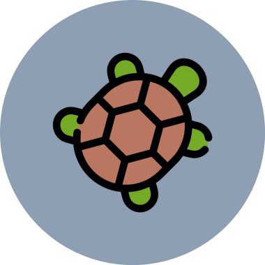 Bir kaplumbağa oyuncağının vektör çizimi