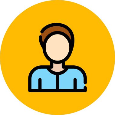 avatar kullanıcı simgesi, kullanıcı profili vektör illüstrasyonu