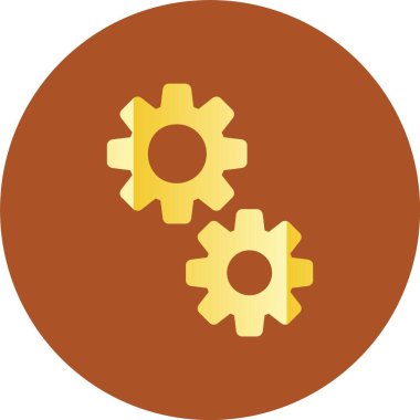 Teçhizat Web simgesi basit illüstrasyon