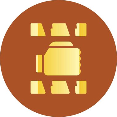 Benzersiz Bira Vektörü Kabartma Simgesi