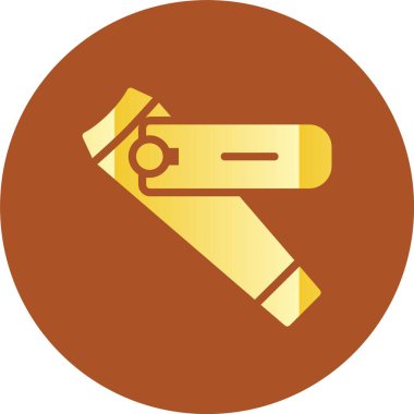 Uzun gölge biçim simgesinin gösterimi