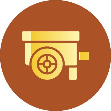 güzel gaz vektör çizgisi simgesi