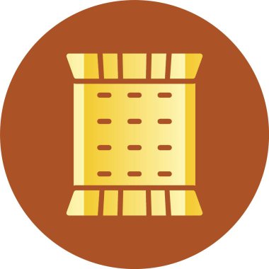 Varil simge vektör web ve mobil uygulaması tasarımı, varil logo kavramı için izole üzerinde beyaz arka plan