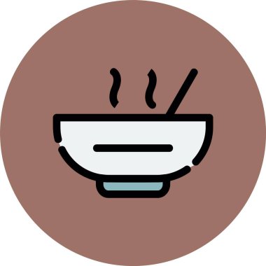 vektör Bowl simgesi illüstrasyonu