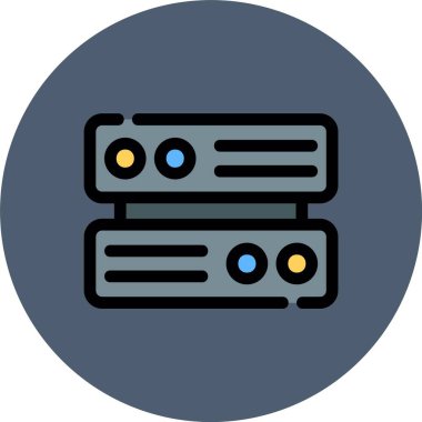 Seo simgesinin vektör illüstrasyonu