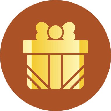 hediye simgesi vektör illüstrasyonu