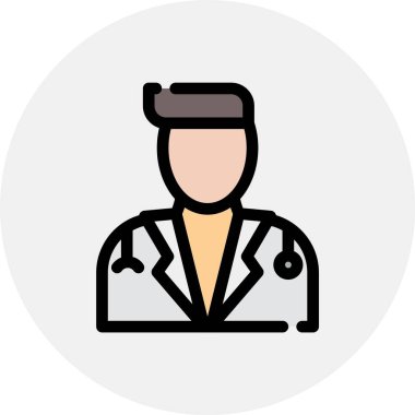 Doktor Simge vektör illüstrasyonu