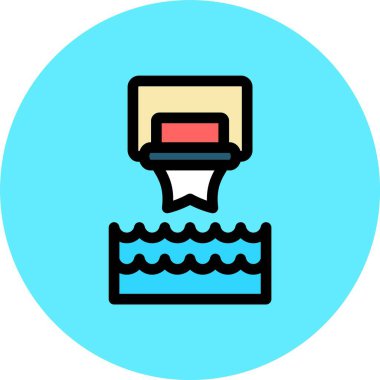 güzel dolmakalem vektör simgesi