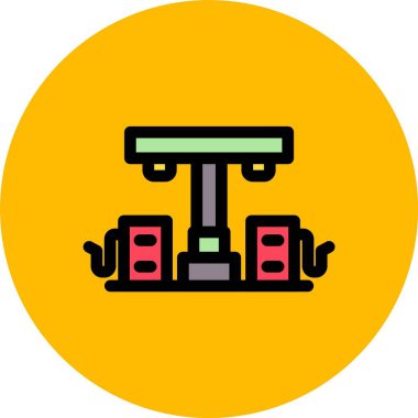 Modern bir simgenin vektör illüstrasyonu