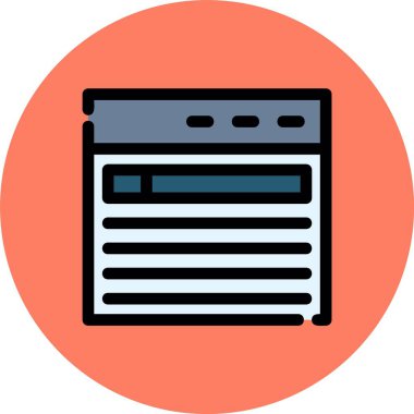 vektör gazete simgesi çizimi