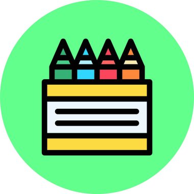 vektör okulu ve eğitim simgesi