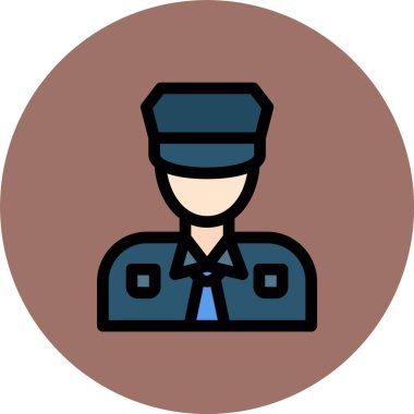 officer icon vector illustration