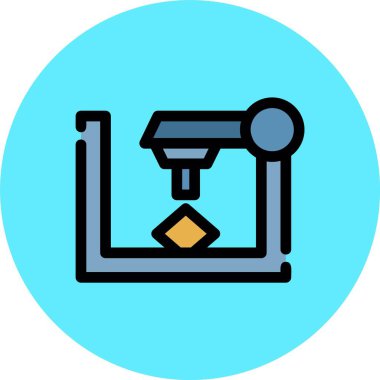 vektör lcd simgesi illüstrasyonu