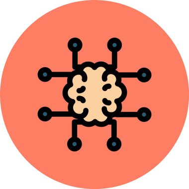 vektör virüs simgesi çizimi