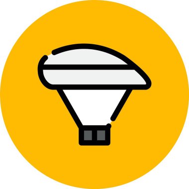 Ampul ışığı ikonu. web tasarımı için ampul vektör simgesinin özet çizimi