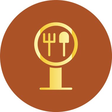 Güzel Ateş Kabartma Vektörü Simgesi