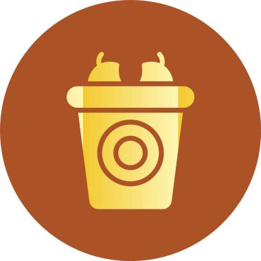 Gıda simgesinin vektör illüstrasyonu