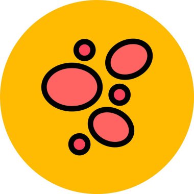 hayvan köpek simgesi vektör illüstrasyonu