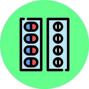 Modern b 'nin vektör çizimi pil ikonundan yoksun