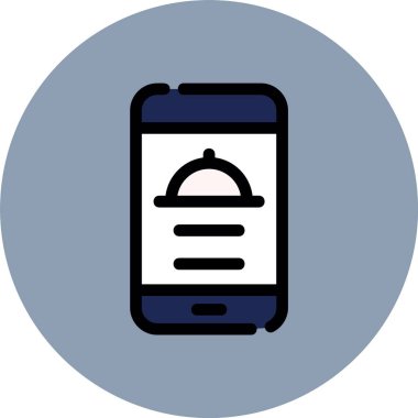 Vektör Mobil simge illüstrasyonu