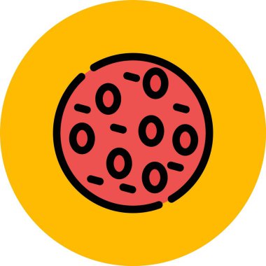 yiyecek ikonu vektör illüstrasyonu