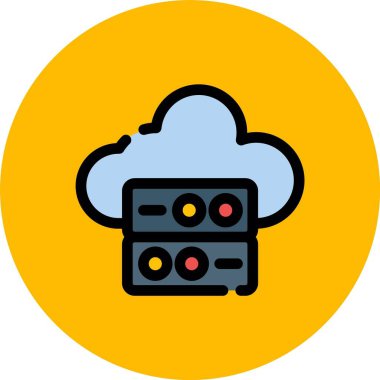 vektör sunucu illüstrasyonu