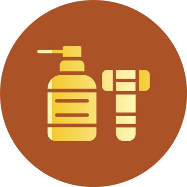 Şişe simgesi. Vektör İllüstrasyonu