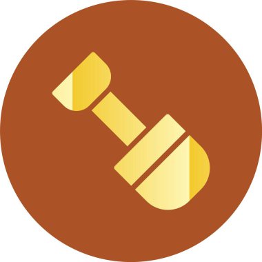 Bir ahşap simgenin vektör illüstrasyonu