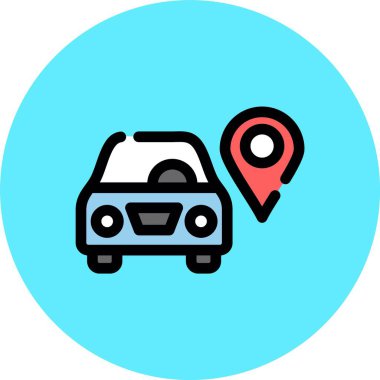 Harita işaretleyici vektör simgesi