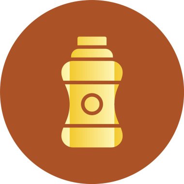 Şişe simgesinin vektör illüstrasyonu