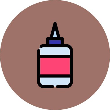 şişe simgesi, vektör illüstrasyonu