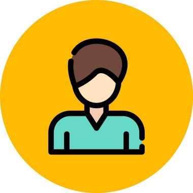 Vektör Adam Simgesi illüstrasyonu