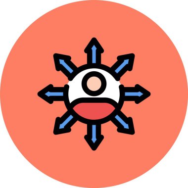 Pusula simgesi vektör resimlemesi