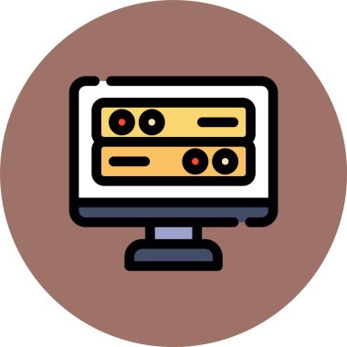 Web tasarım simgesi, vektör illüstrasyonu