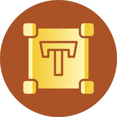 Vektör çizim bir ahşap kutu