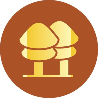 Ağaçlı bir şapkanın vektör çizimi