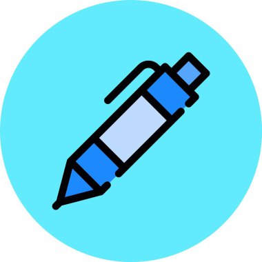 Tıbbi simge için bir şırınganın vektör çizimi