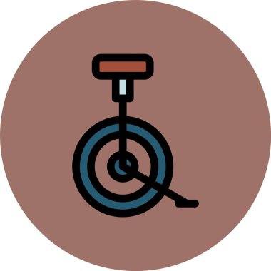 Bir bisikletin vektör çizimi