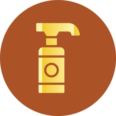 Sprey şişe simgesi modaya uygun izole edilmiş arkaplan