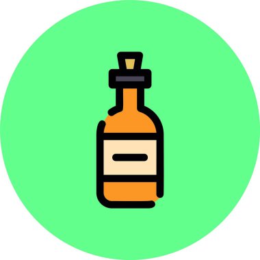 vektör ilaç şişesi simgesi