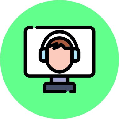 bilgisayar simgesi, vektör illüstrasyonu