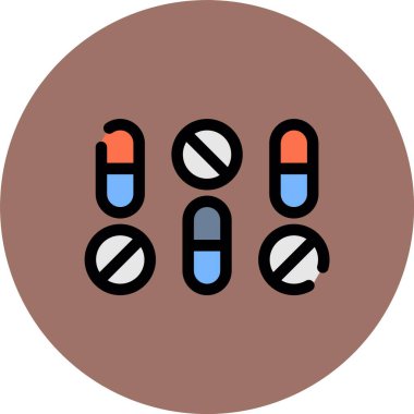 hap vektör simgesi düzenlenebilir