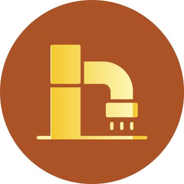 İllüstrasyon yağ tankı simgesi