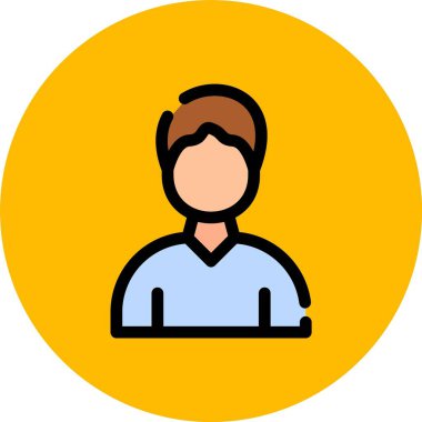 Vektör Adam Simgesi illüstrasyonu