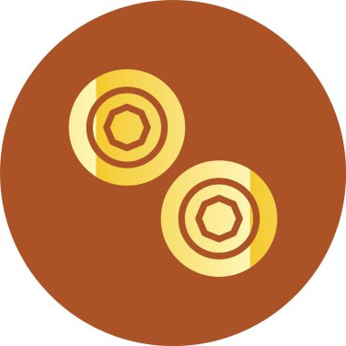 Bir ahşap simgenin vektör illüstrasyonu