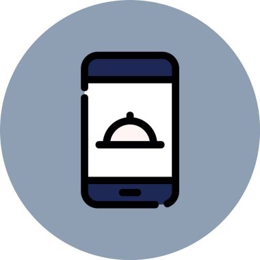 Vektör Mobil simge illüstrasyonu